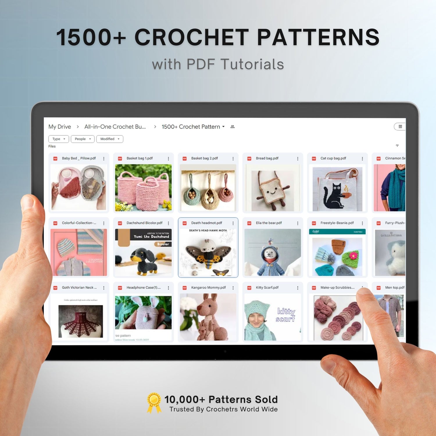 Crochet Bundle: 1500+ Crochet Patterns + Mastery Course & Bonuses - White Box Academy