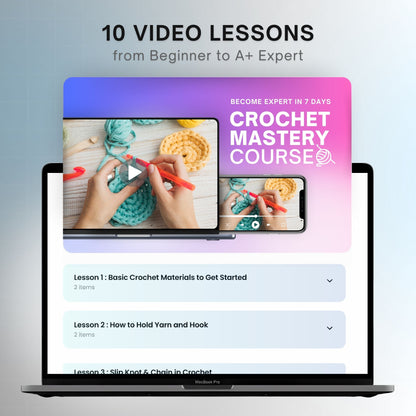 Crochet Bundle: 1500+ Crochet Patterns + Mastery Course & Bonuses